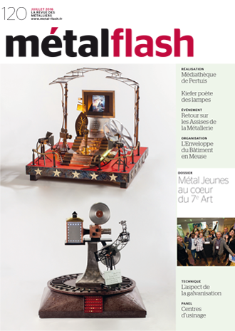 couverture magazine metal flash