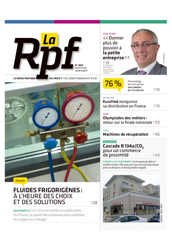 couverture magazine rpf