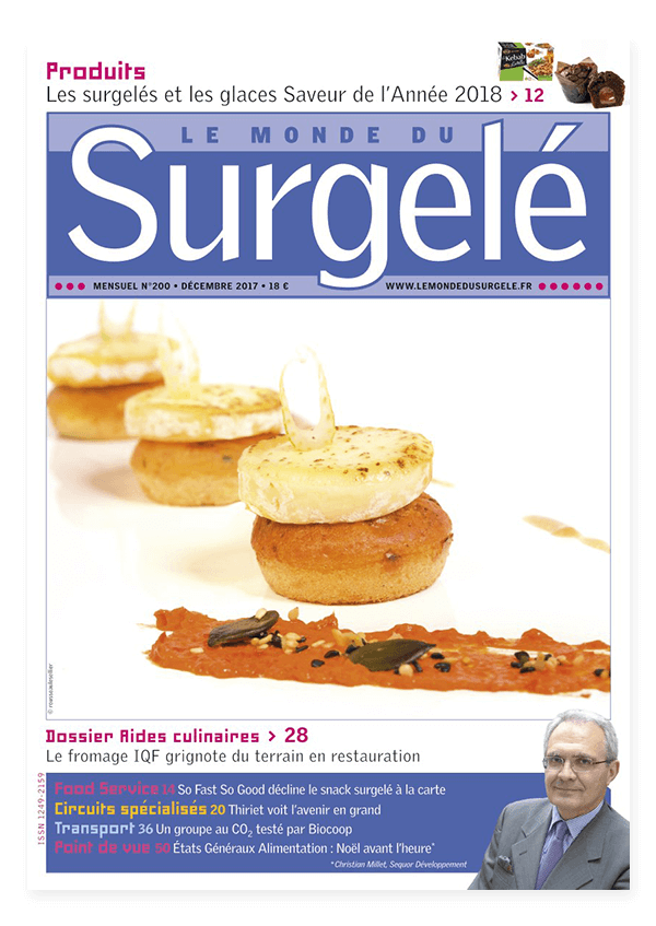 couverture monde du surgelé magazine magazine