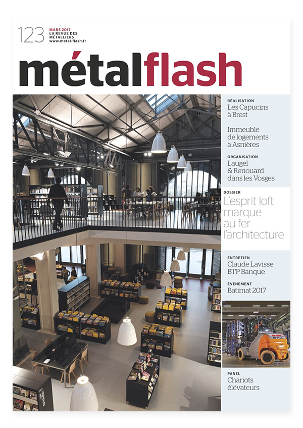 couverture magazine metal flash